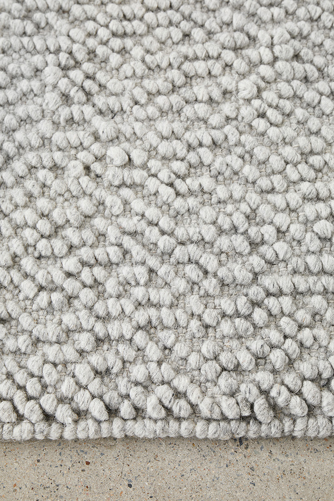 BOUCLE GREY RUG