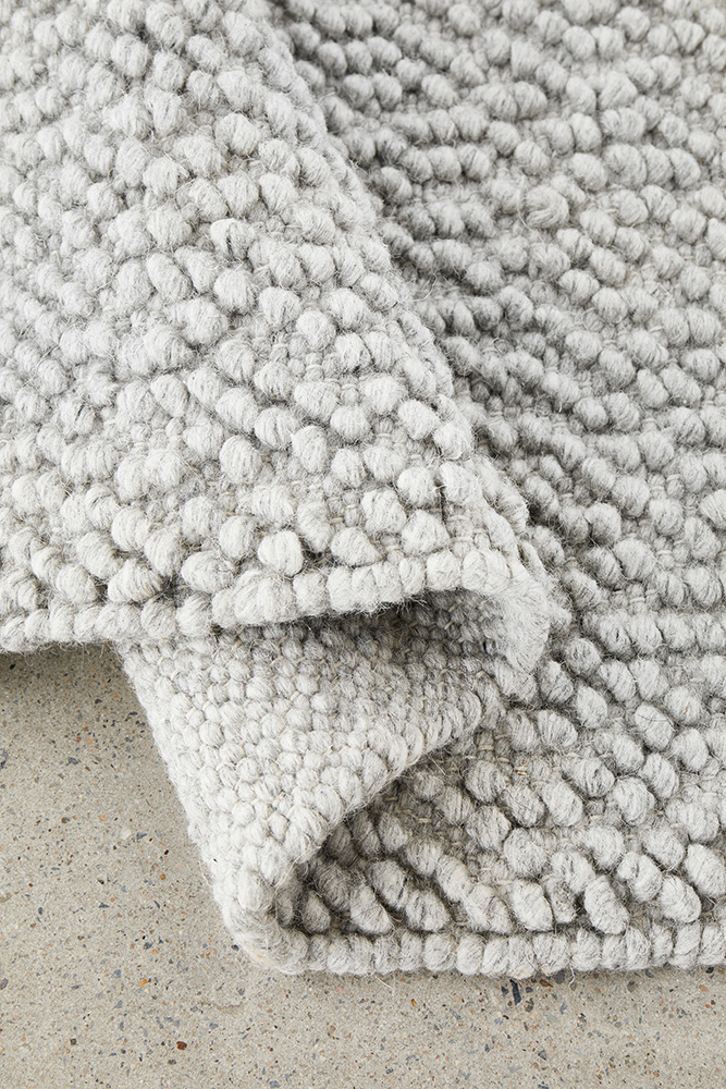 BOUCLE GREY RUG