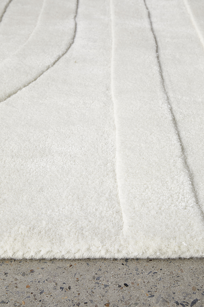 SUMMIT TRAIL WHITE RUG